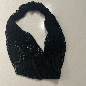 Lacey Headband with elastic in back
